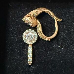 14k diamonds earrings